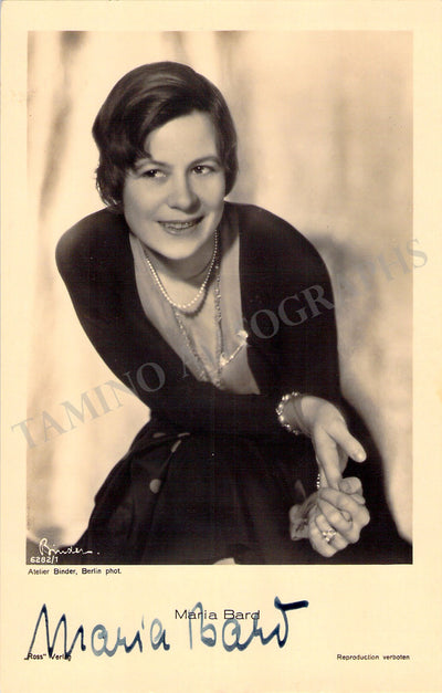 Bard, Maria - Signed Photograph