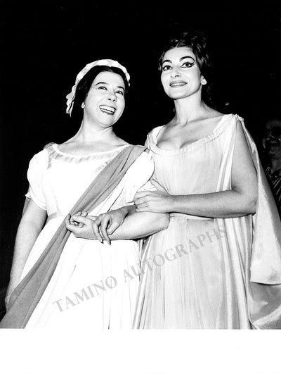Callas, Maria - Set of 3 Unsigned Photos Norma Paris 1965