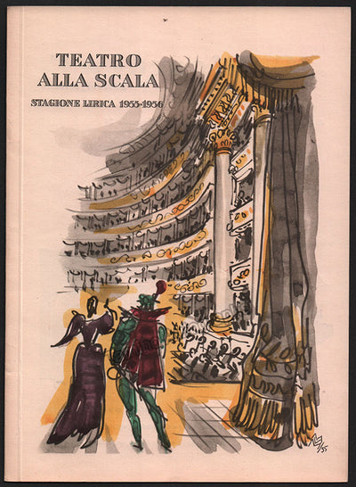 Callas, Maria - Program Fedora 1955 La Scala
