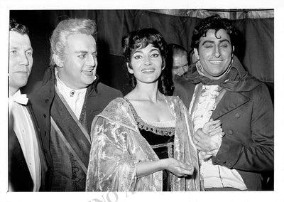 Callas, Maria - Set of 3 Unsigned Photos Tosca 1965