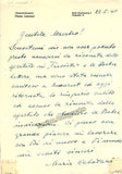 Cebotari, Maria - 1 Autograph Letter Signed + 1 Autograph Note Signed + Program