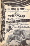 Cebotari, Maria - Film Program for "The Life and Loves of Maria Malibran" + Photo