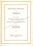 Jeritza, Maria - Signed Program Tosca 1925