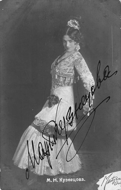Kuznetsova, Maria - Signed Photograph as Carmen