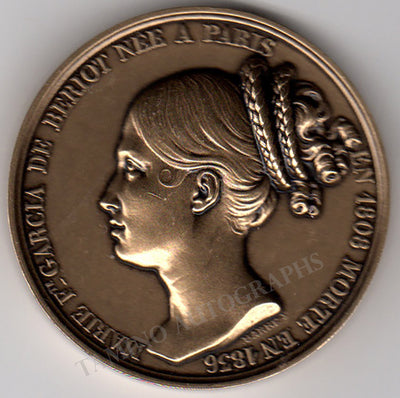 Malibran, Maria - Bronze Medallion