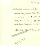 Malibran, Maria - Autograph Note