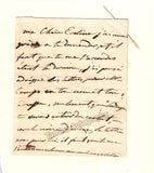 Malibran, Maria - Autograph Note