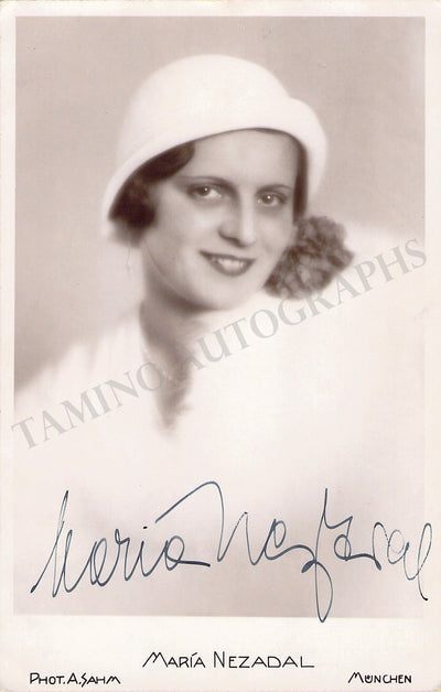 NEZADAL, Maria (Various Autographs)