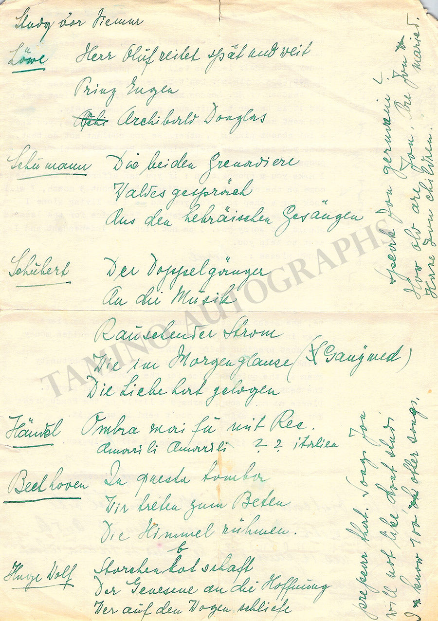 Olszewska, Maria - Lot of 4 Autograph Letters Signed
