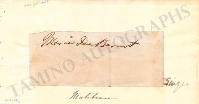 Malibran, Maria - Signature Clip