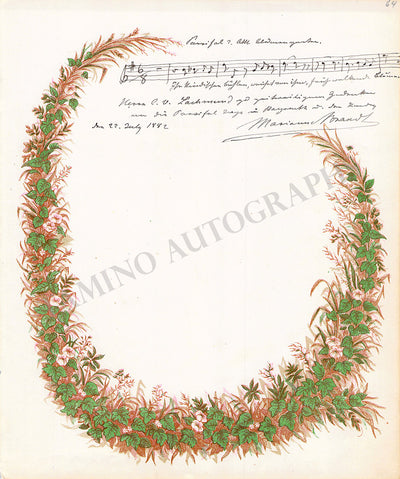 Brandt, Marianne - Signed Album Page 1882