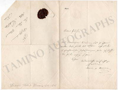 Marra Vollmer, Maria von - Set of 7 Autograph Letters Signed