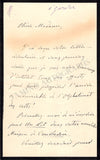 Alboni, Marietta - Autograph Letter Signed 1887
