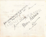 Vintage Opera Signers - Lot of Signed Album Pages