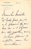 Carvalho, Leon - Autograph Letter Lot