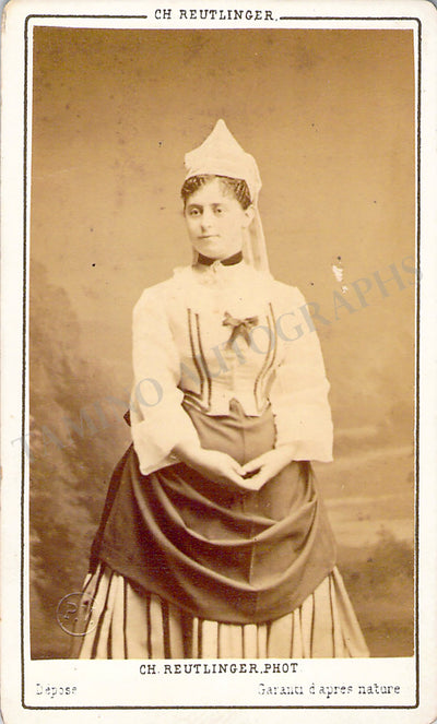Heilbron, Marie - Vintage CDV Photo in Role
