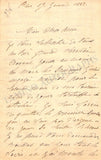 Laurent, Marie - Set of 2 Autograph Letters Signed 1882