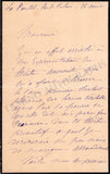 Laurent, Marie - Set of 2 Autograph Letters Signed 1882