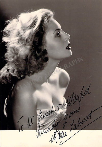 Sabouret, Marie - Signed Photograph