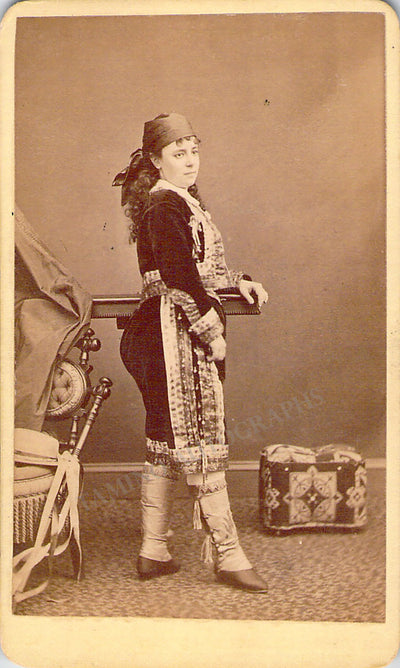 Zanfretta, Marietta - Vintage Photograph CDV