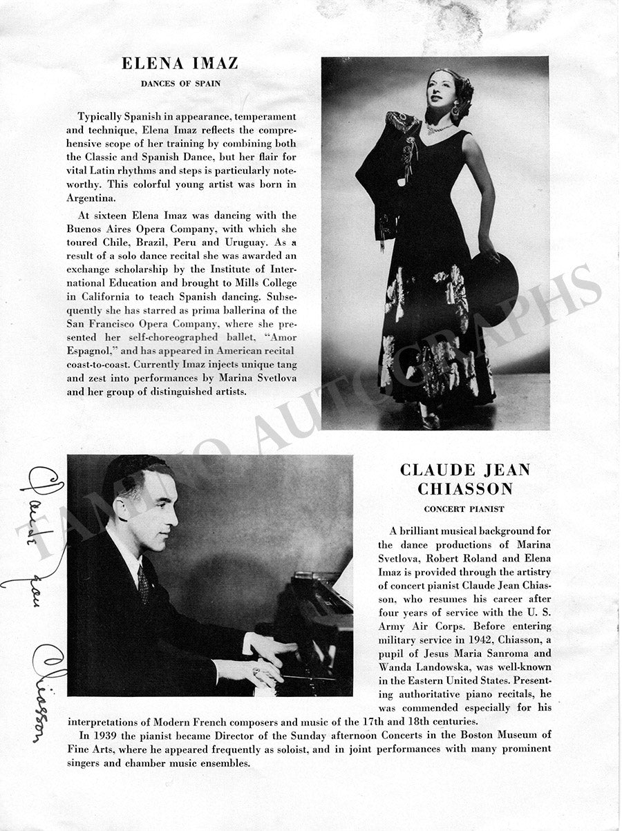 Svetlova, Marina - Roland, Robert - Chiasson, Claude Jean - Triple ...