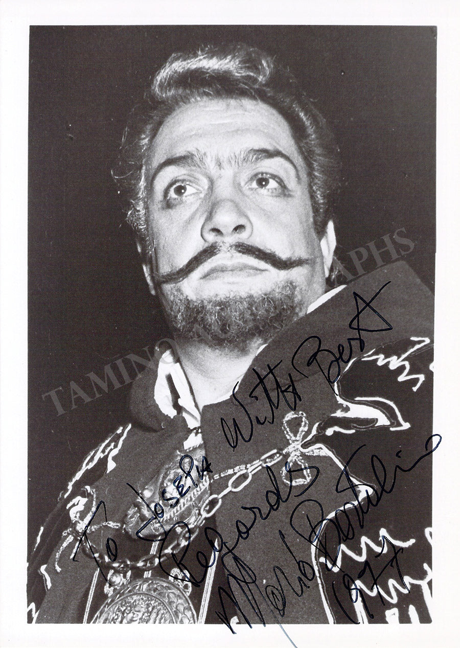 BERTOLINO, Mario (Various Autographs) Tamino