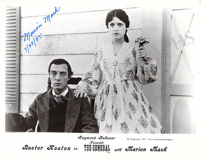 Mack, Marion - Signed Photograph in "The General"