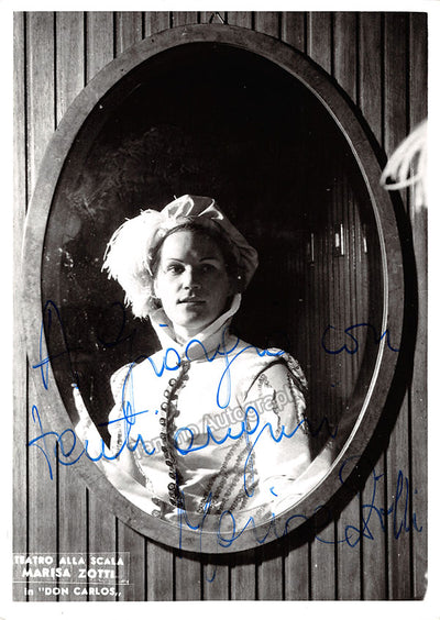 ZOTTI, Marisa (Various Autographs)