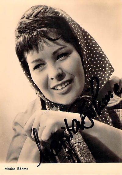 Bohme, Marita - Signed Photograph