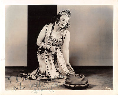 Lawrence, Marjorie - Signed Photograph in Salome
