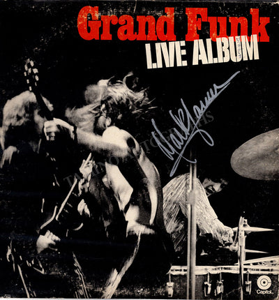 Farner, Mark - Signed LP Sleeve "Grand Funk Live Album"