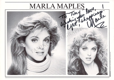 Maples, Marla - Signed Photograph