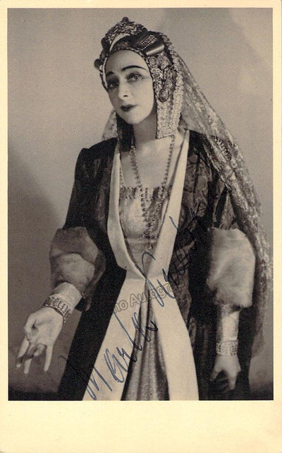 KRASOVA, Marta (Various Autographs)