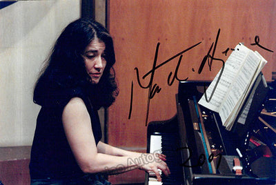 Argerich, Martha - Signed Photograph 2001