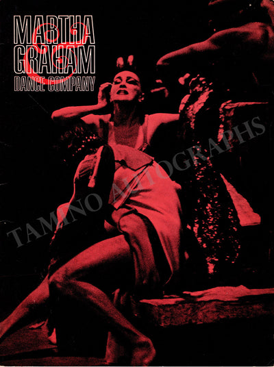 Graham, Martha - Original Booklet & Programs