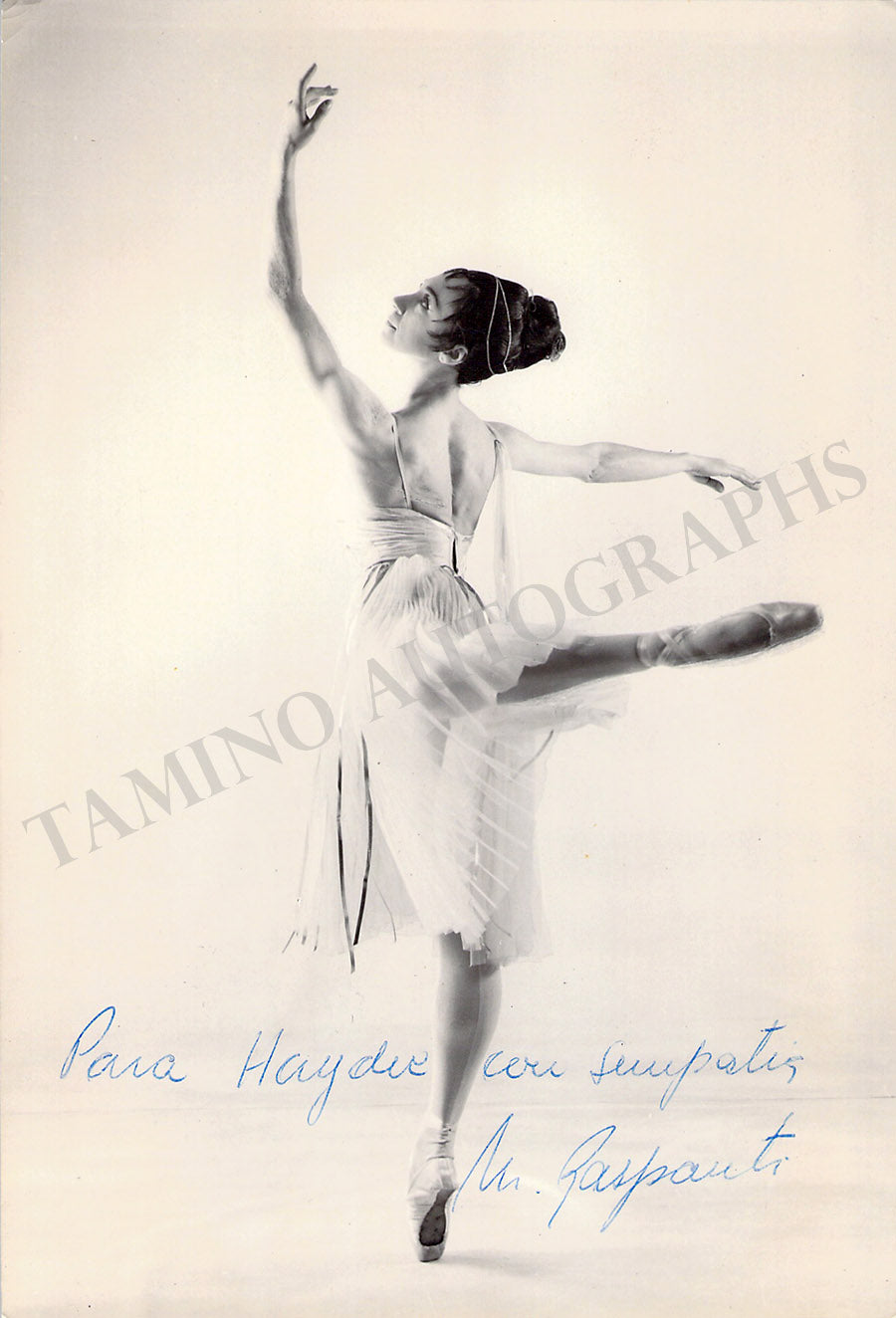Martha Raspanti Autograph Signed Photograph – Tamino