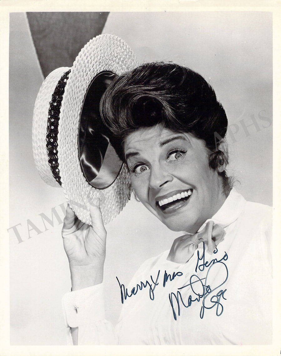 Martha Raye Autographs Signed Photographs – Tamino Autographs