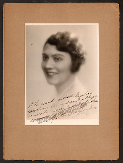 Nespoulous, Marthe - Large Signed Photograph