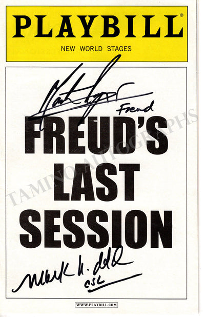 Rayner, Martin - Dold, Mark - Signed Playbill "Freud's Last Session"