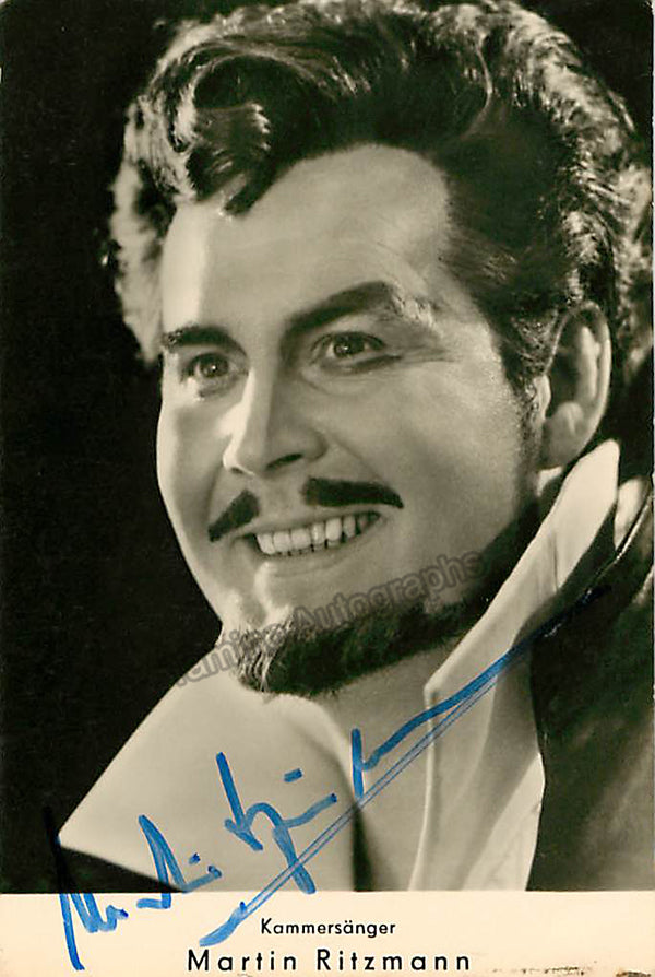 RITZMANN, Martin (Various Autographs) – Tamino