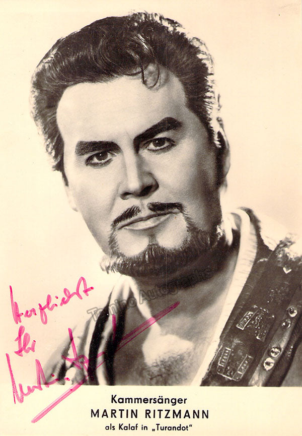 RITZMANN, Martin (Various Autographs) – Tamino Autographs