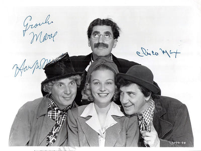 Marx Brothers - Photograph Signed by All 3
