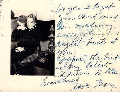 McCormick, Mary - Lot of Signed Photographs