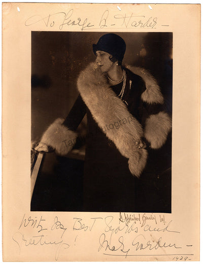 Signed Photograph (1929)