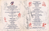 Actors & Actresses - Signed Program Masquers Servicemen WWII