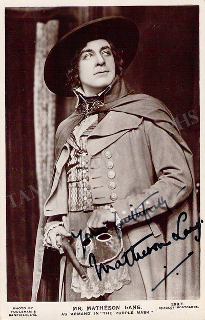 Lang, Matheson - Signed Photograph