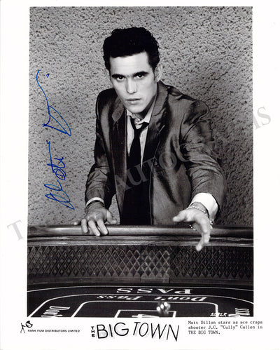 Dillon, Matt - Signed Photograph in "The Big Town"