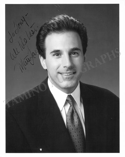 Lauer, Matt - Signed Photograph