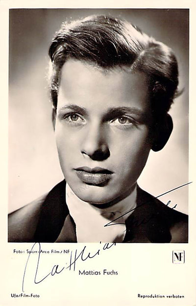 Fuchs, Mattias - Signed Photograph