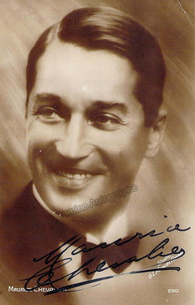 Chevalier, Maurice - Various Autographs